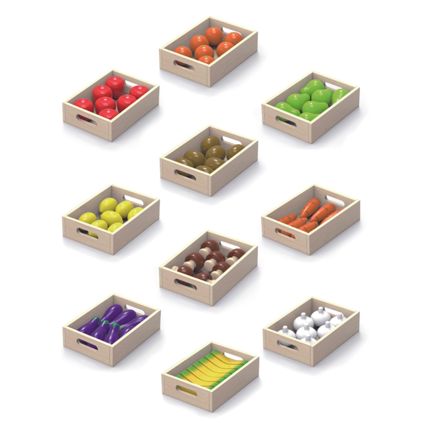 Cageots de fruits ou légumes