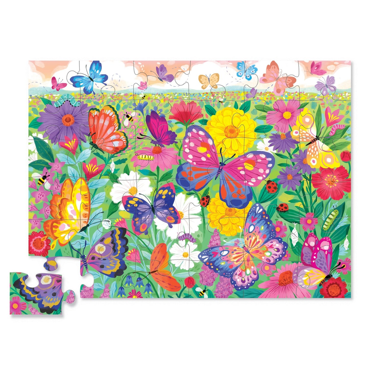 Butterfly garden puzzle