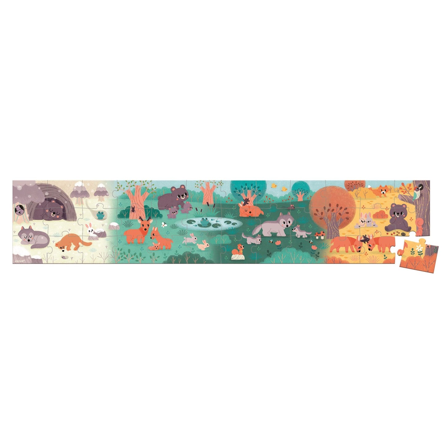 4 seasons panoramic puzzle