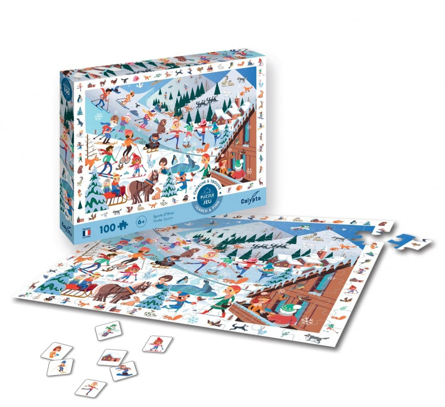 Search & find Winter Sports Puzzle – 100 pieces