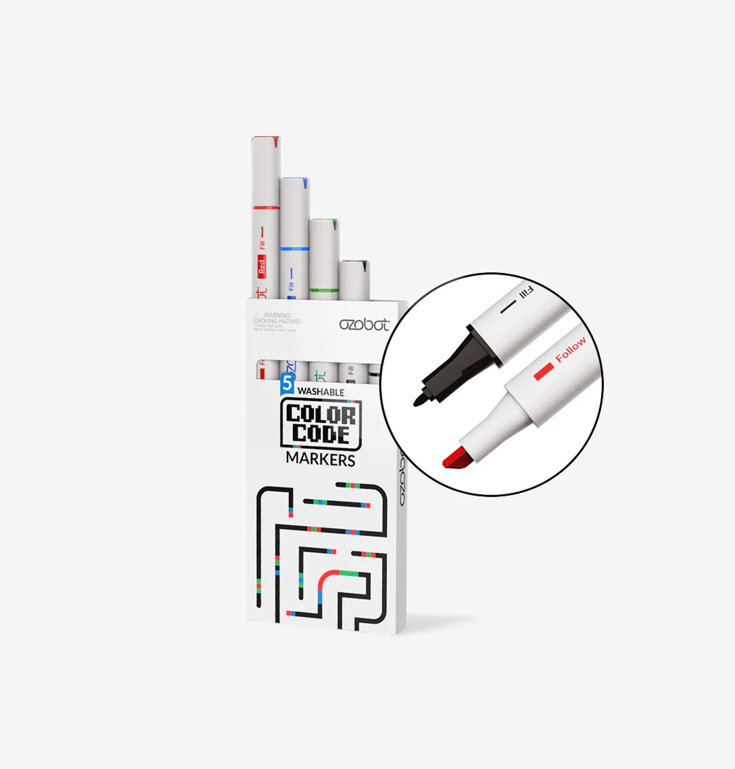 Marqueurs Ozobot – Paquet de 5