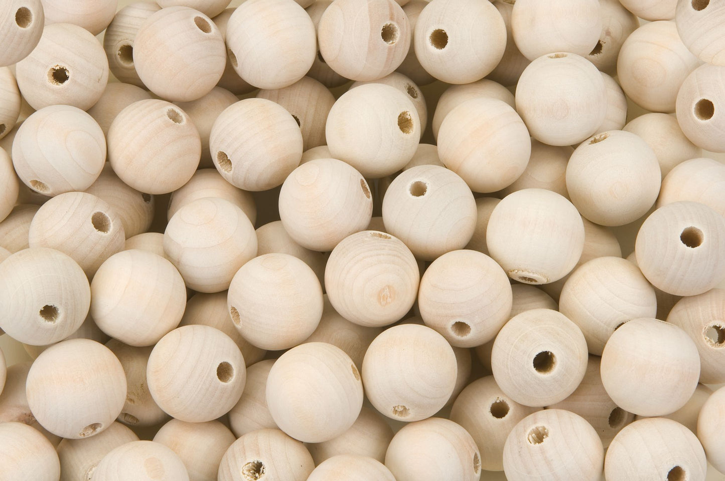Giant natural wooden beads