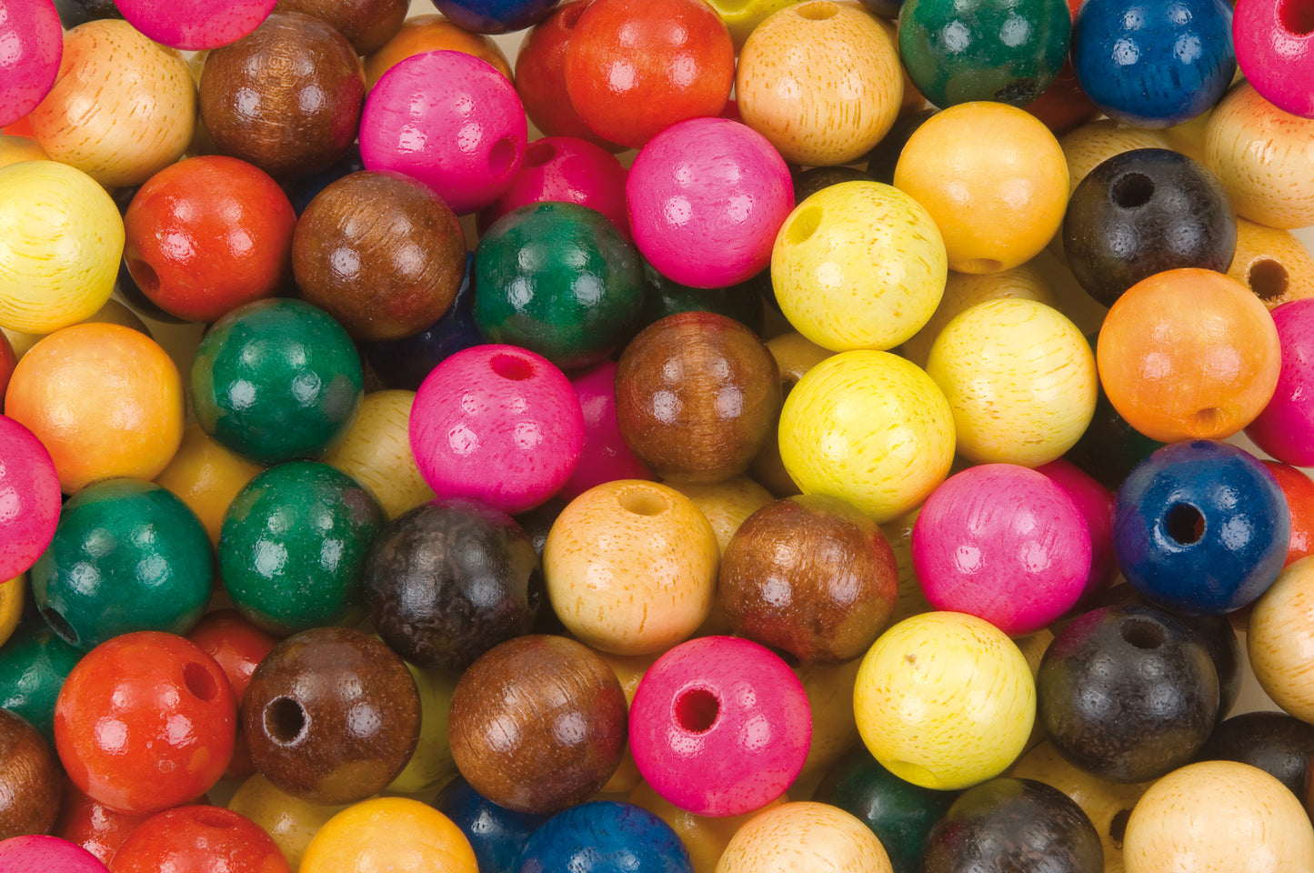 Perles géantes en bois