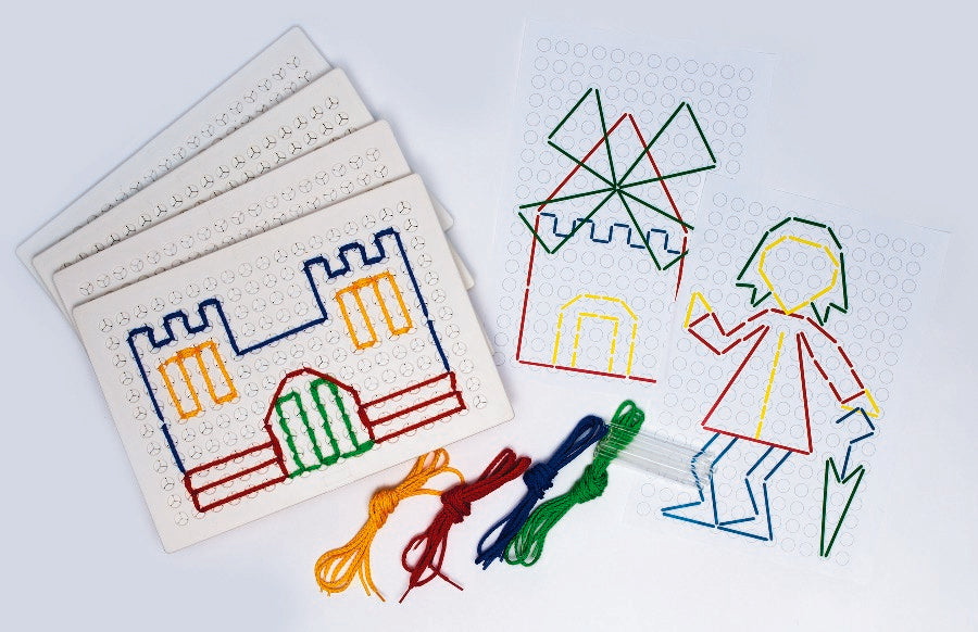 Plaques à dessin avec des lacets