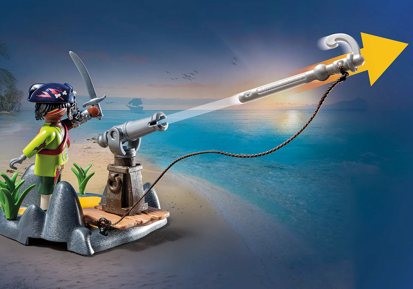 Playmobil - 71532 - Pirate et crabe geant