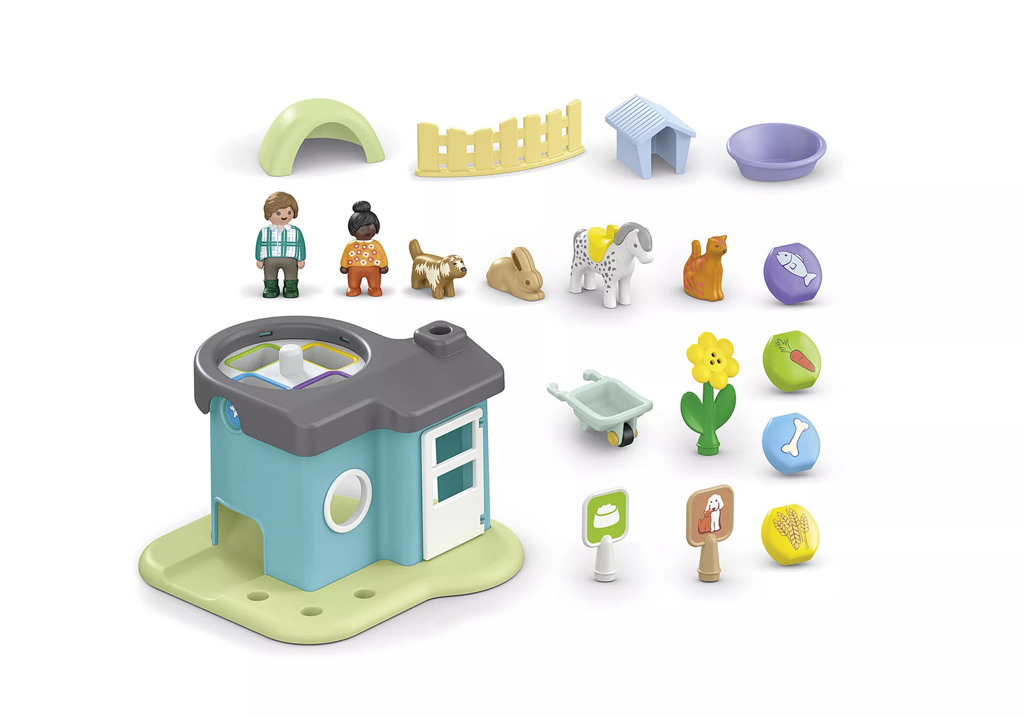 Playmobil junior - 71690 - Maison des animaux