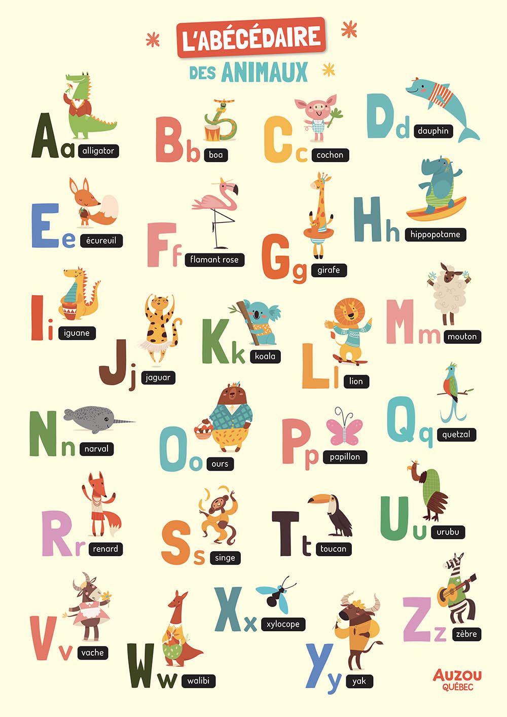 Affiches pour apprendre – Préscolaire