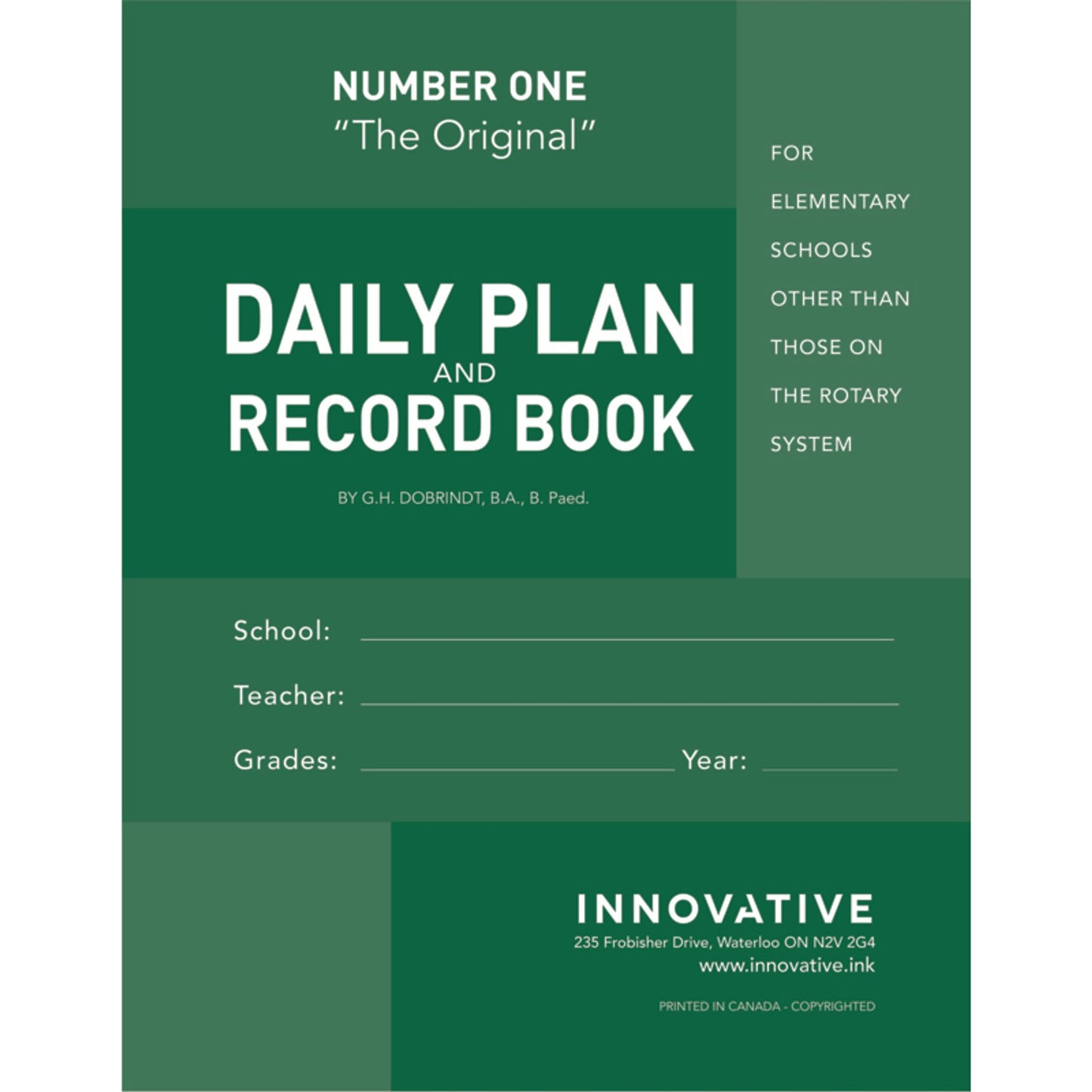 Cahiers de préparation et registres de notes