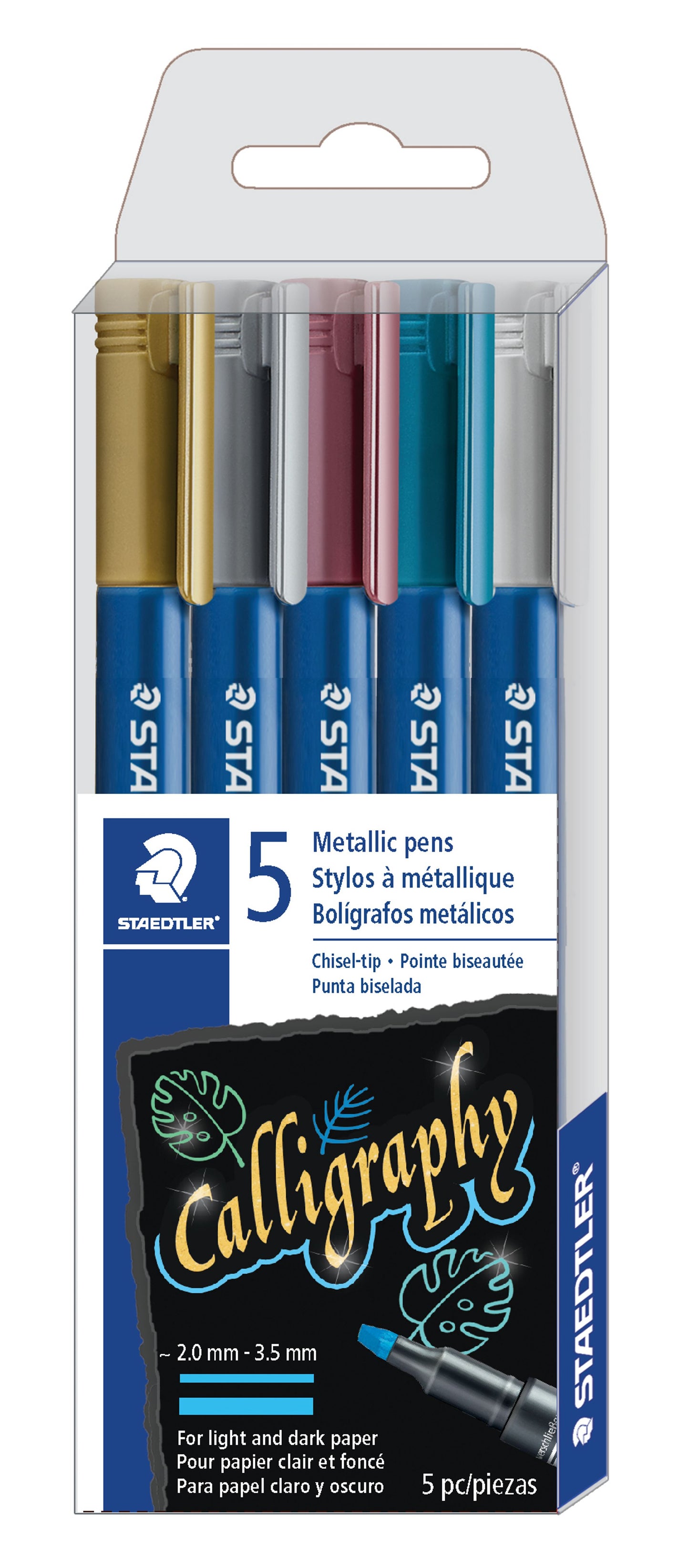 Stylos de calligraphie à encre métallique