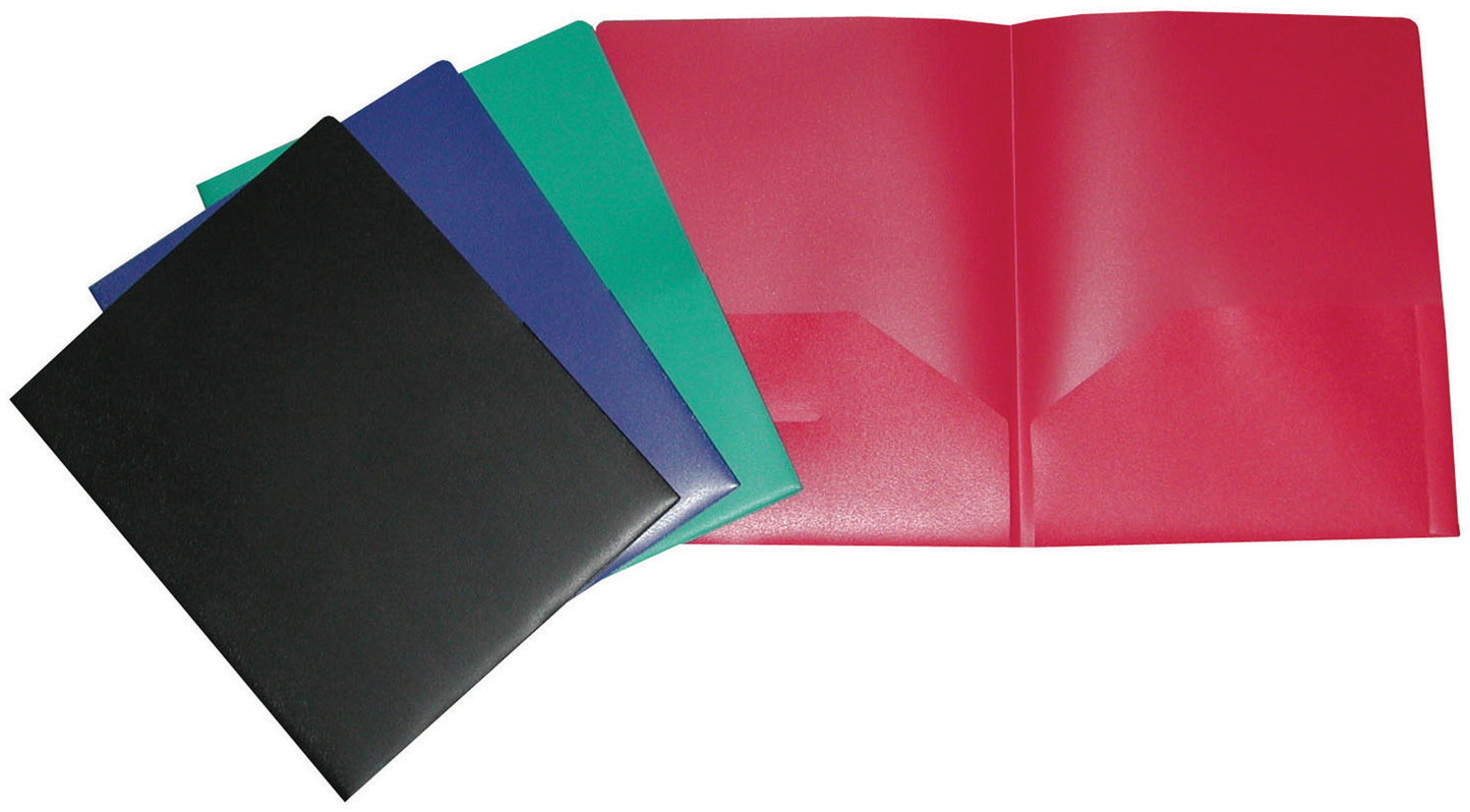 Porte-document en plastique avec pochettes