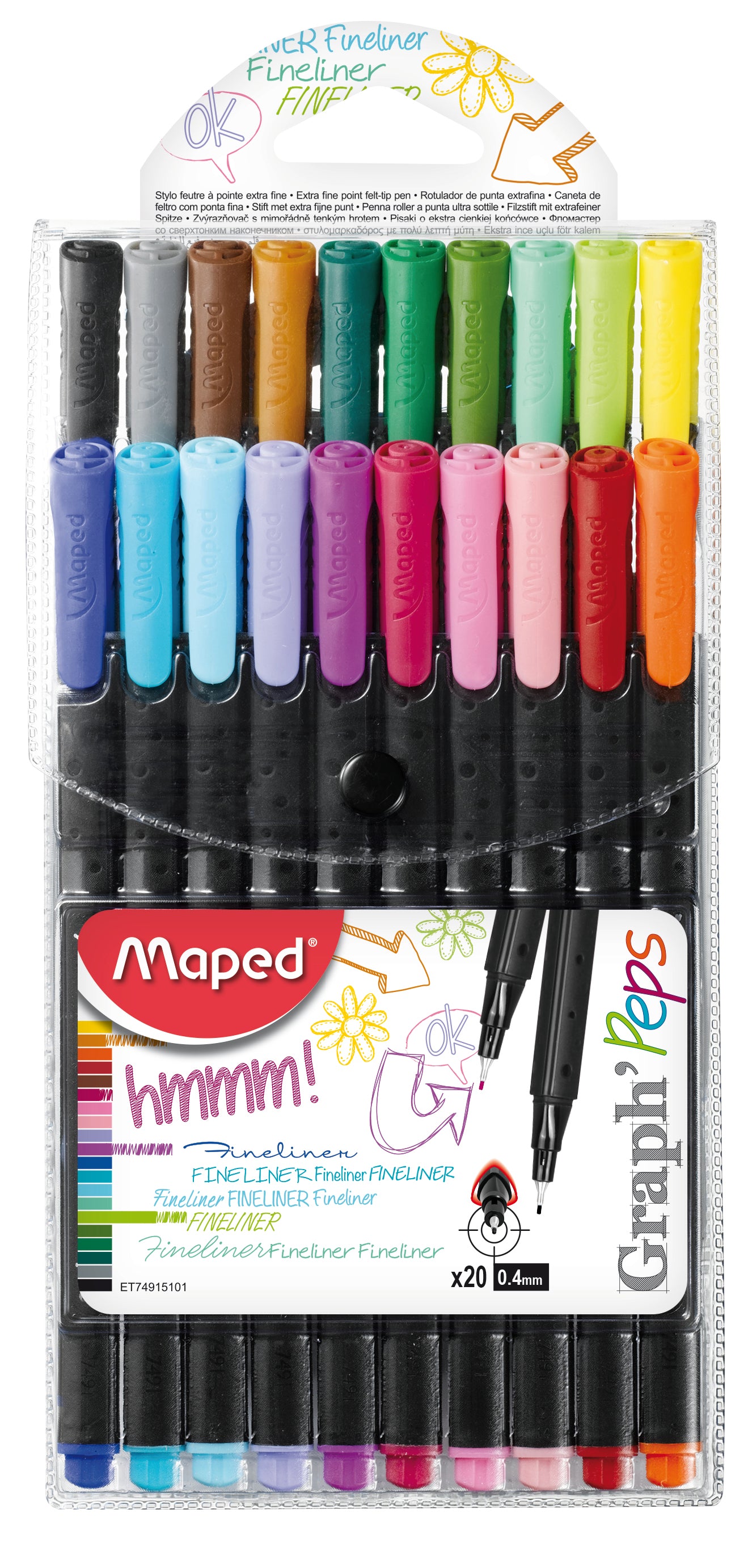 Stylos-feutres Graph'Peps Fineliner