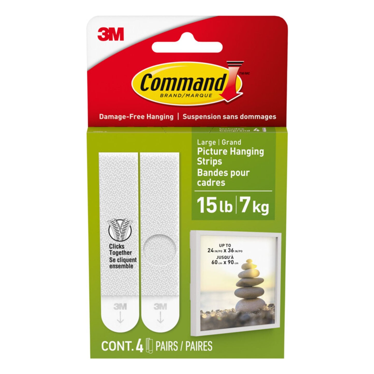 Bandes larges pour cadre