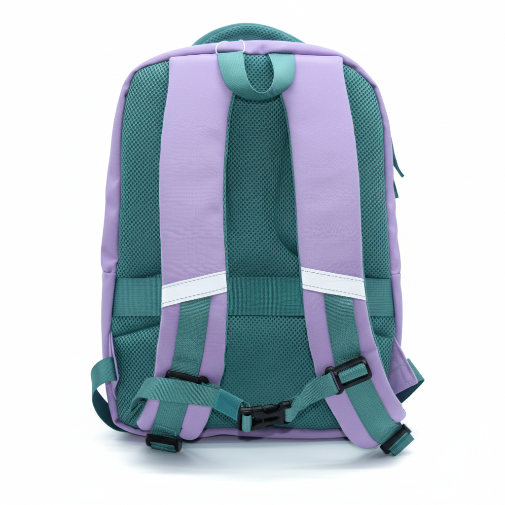 KELOU Mini sac a dos 2 en 1 Mauve/Turquoise