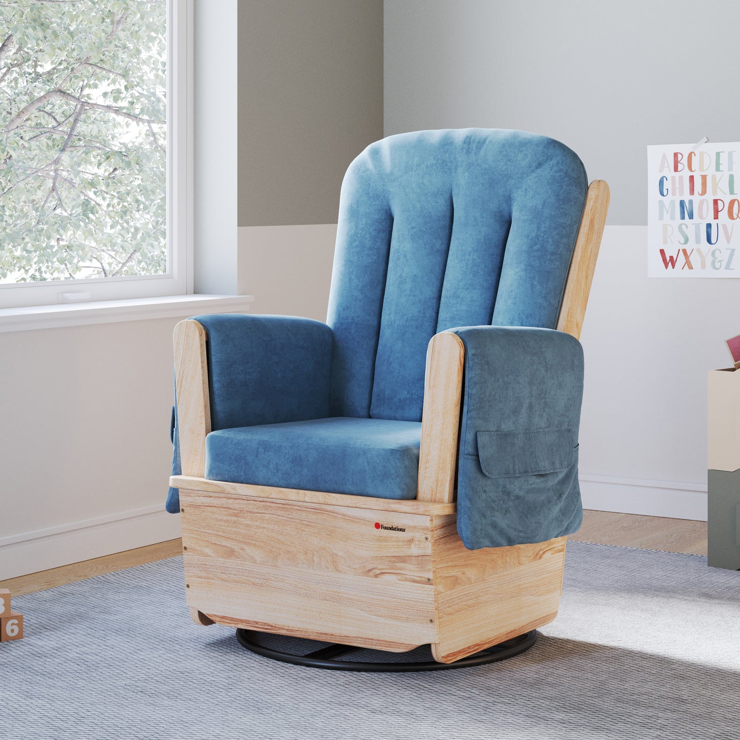 Fauteuil berçant pivotant SafeRocker™