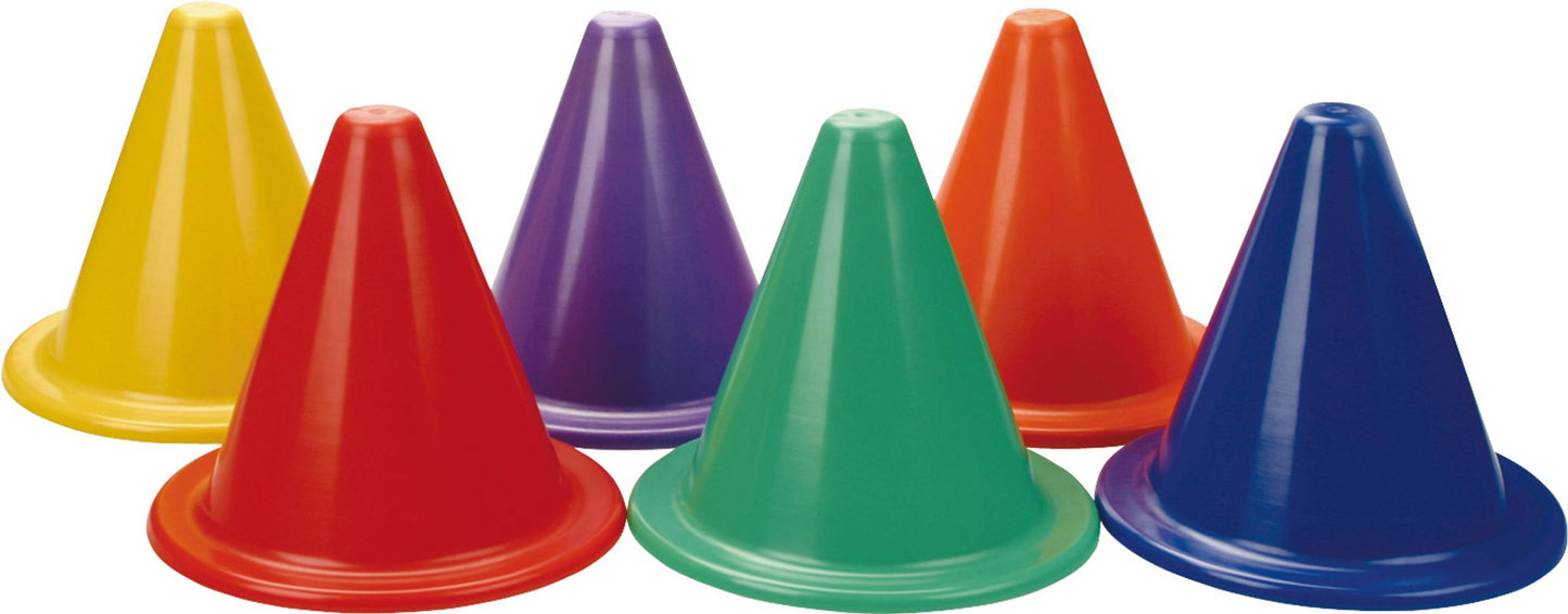 Ensemble de cônes arc-en-ciel