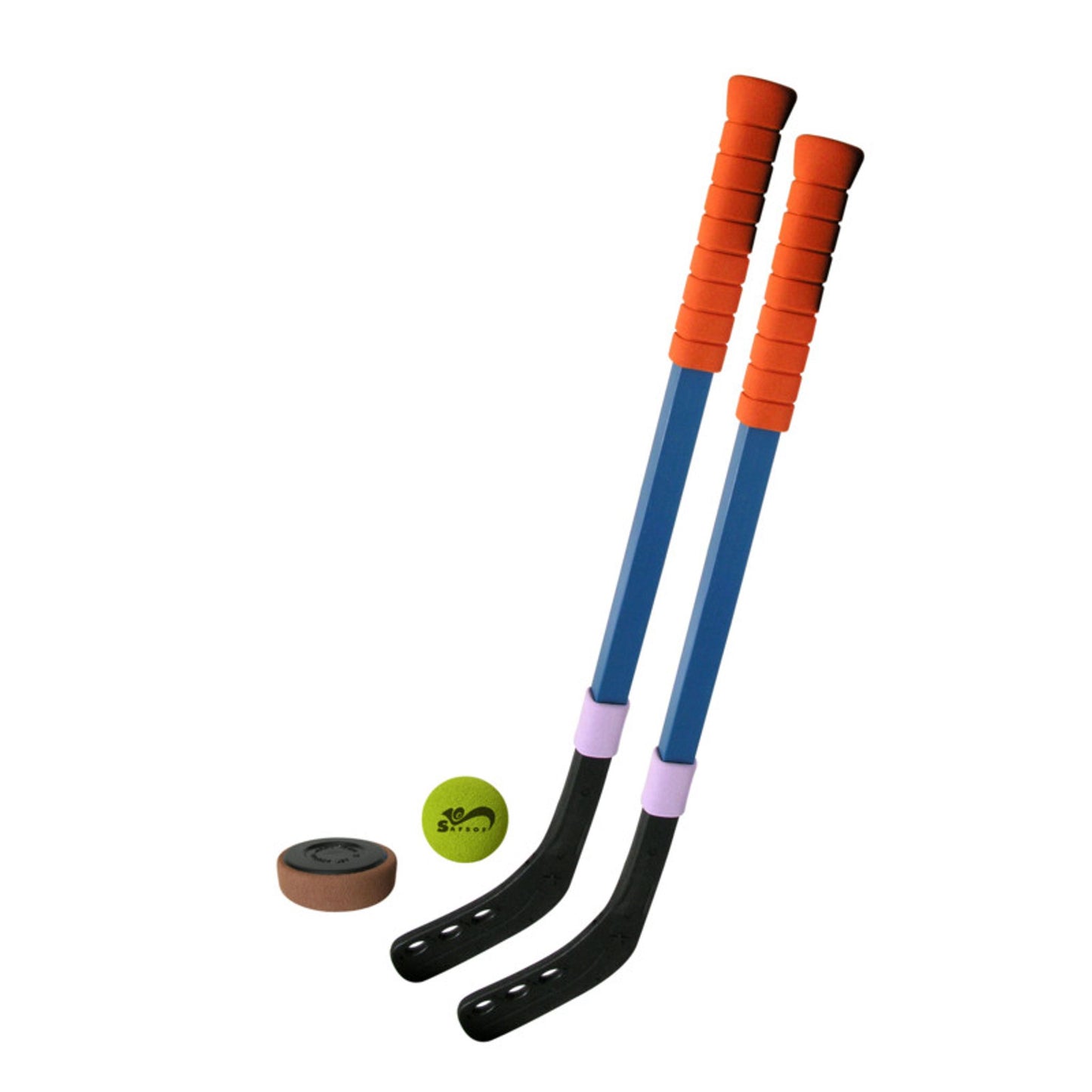 Hockey Sticks, Puck and Ball