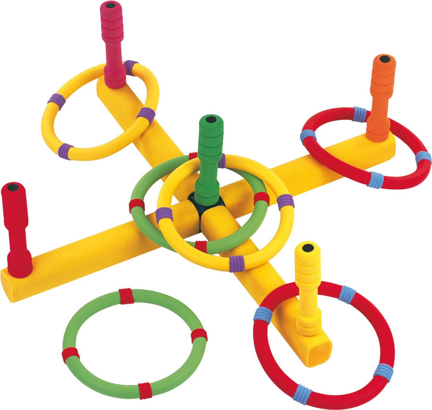 Jeu de lancer d'anneaux en mousse