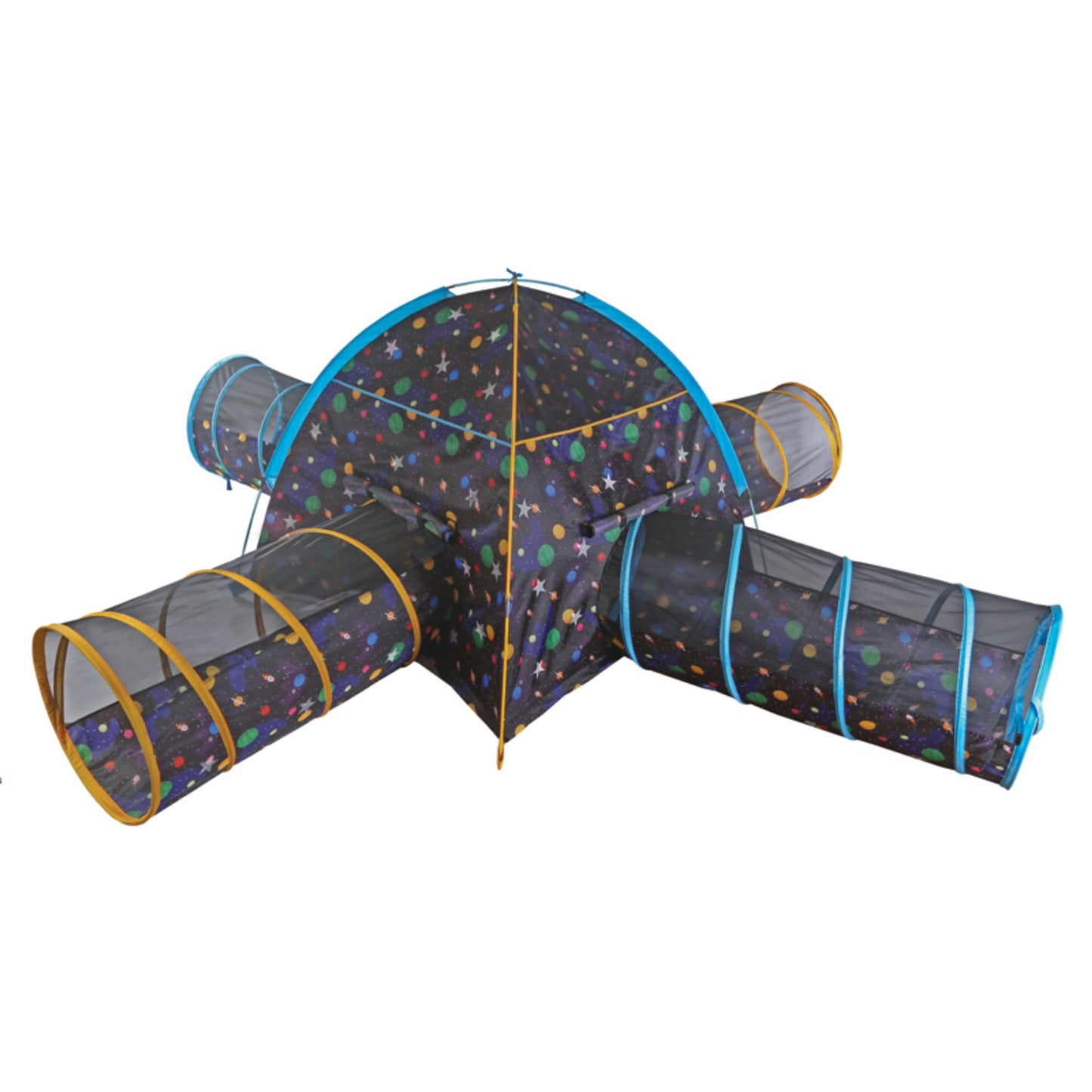 Tente dôme avec étoiles phosphorescentes