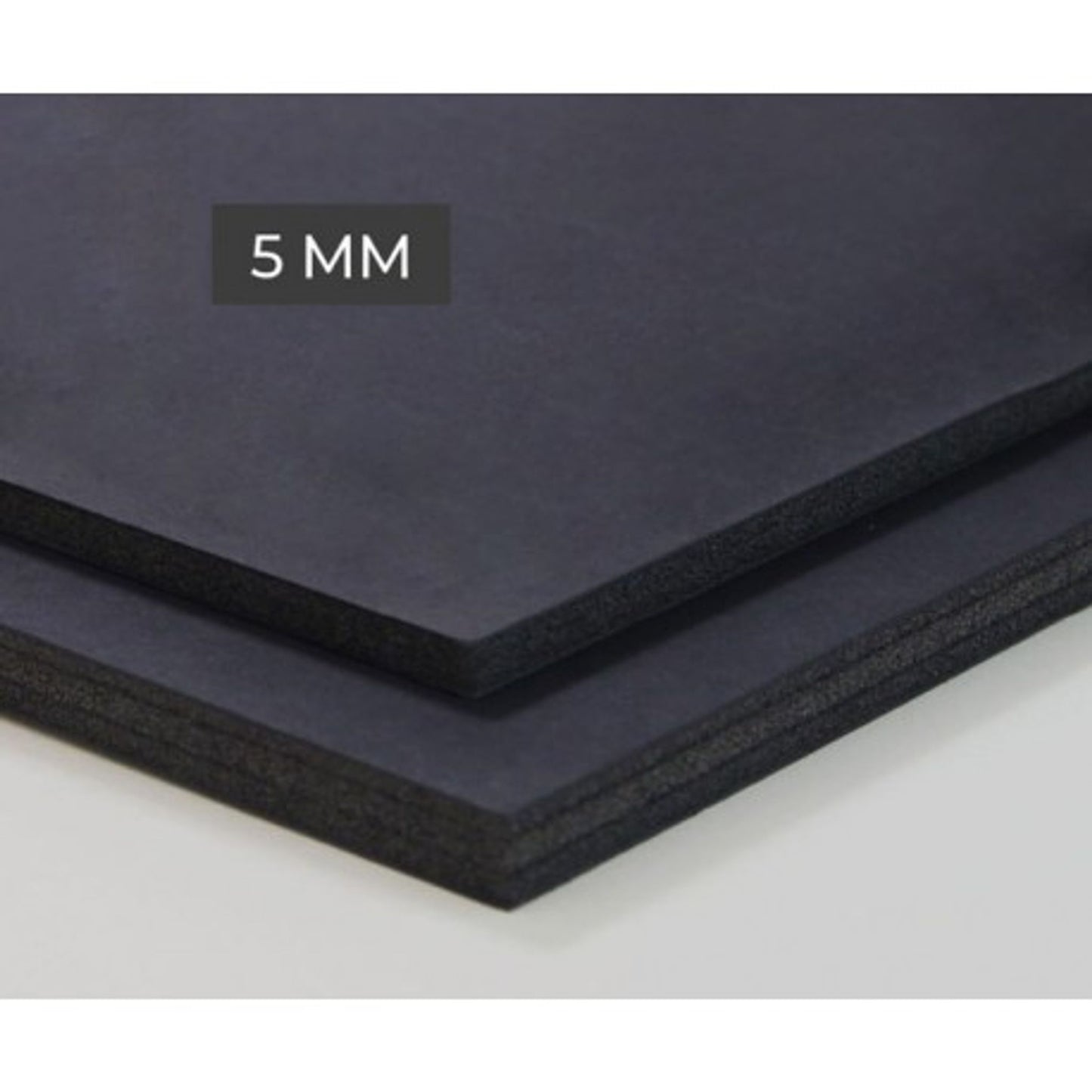 Carton-mousse Noir sur noir