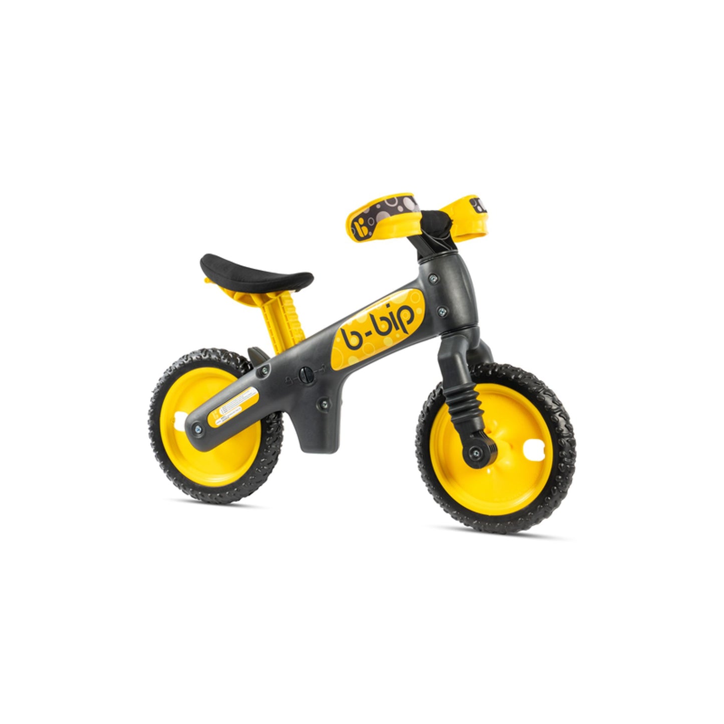 B-Bip Balance Bike - Dark gray / yellow