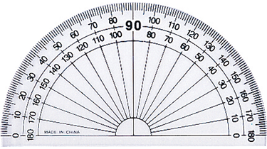 Rapporteur 360° degrés diamètre 10 cm - Matériels Géometrie - Dessin