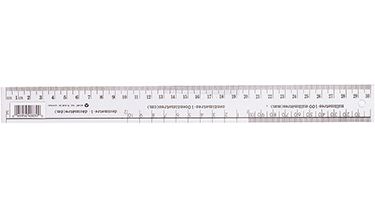 Westcott - Westcott Grid Ruler with Metal Cutting Edge, 1.5 x 18.5