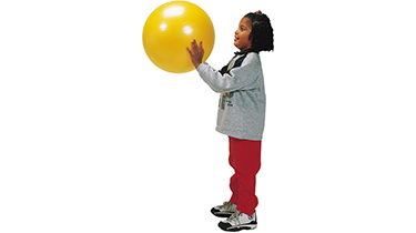 Activité physique : le gros ballon gonflable ~ La Classe des gnomes