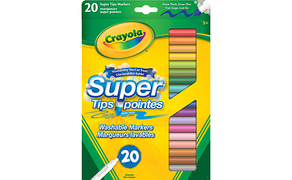 Marqueurs lavables Crayola - super pointes - Brault & Bouthillier