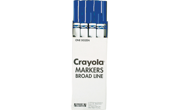 Crayola - Marqueurs à pointe fine original, couleurs variées, 48/paquet  (BIN7709)