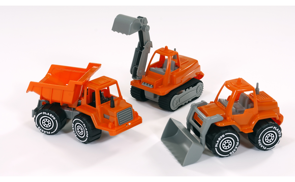 Camions démontables véhicules de chantier pelleteuses, ensemble 6