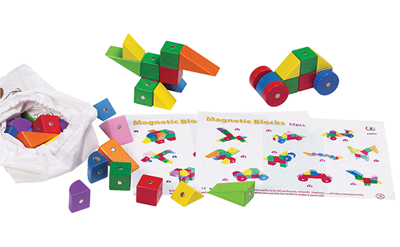 Blocs de Construction Magnétiques 106 Pièces pour Enfants Mini Jeux  Construction Aimanté Éducatifs en ABS Multicolore - Costway