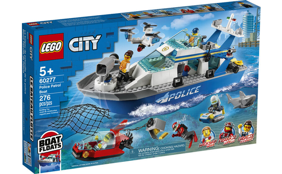 LEGO® City - Le bateau de patrouille de la police - Brault