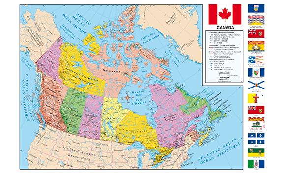 canada carte géographique