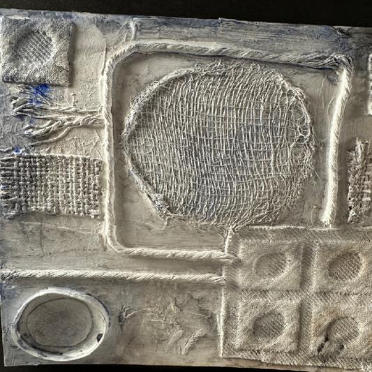 Bas-relief en marouflage