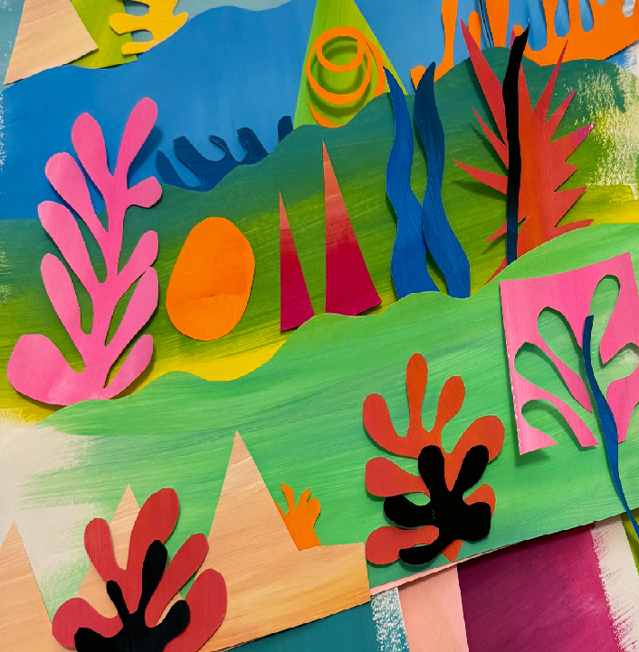 Paysage inspiré par Matisse