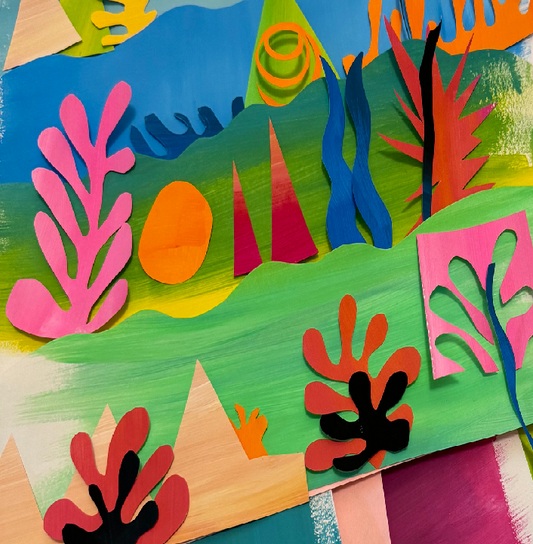 Paysage inspiré par Matisse