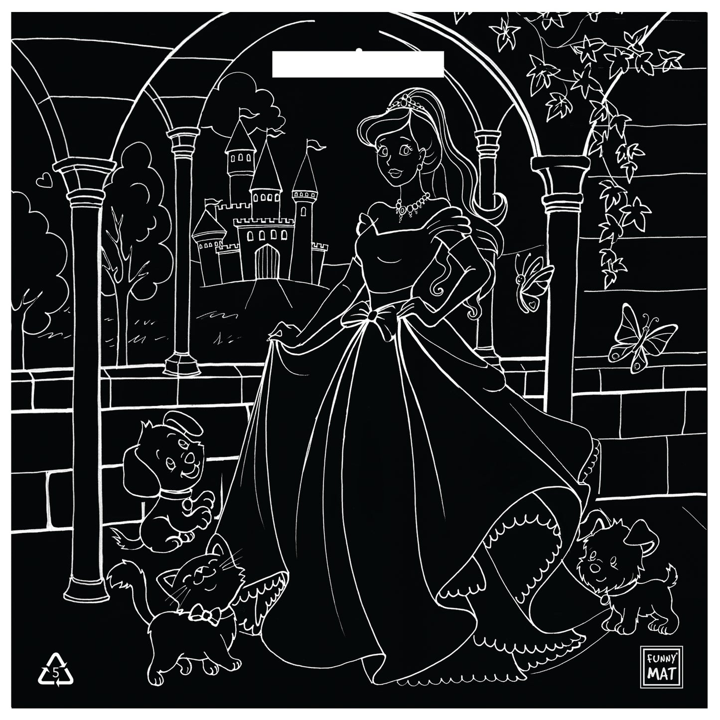 Table top colouring mats