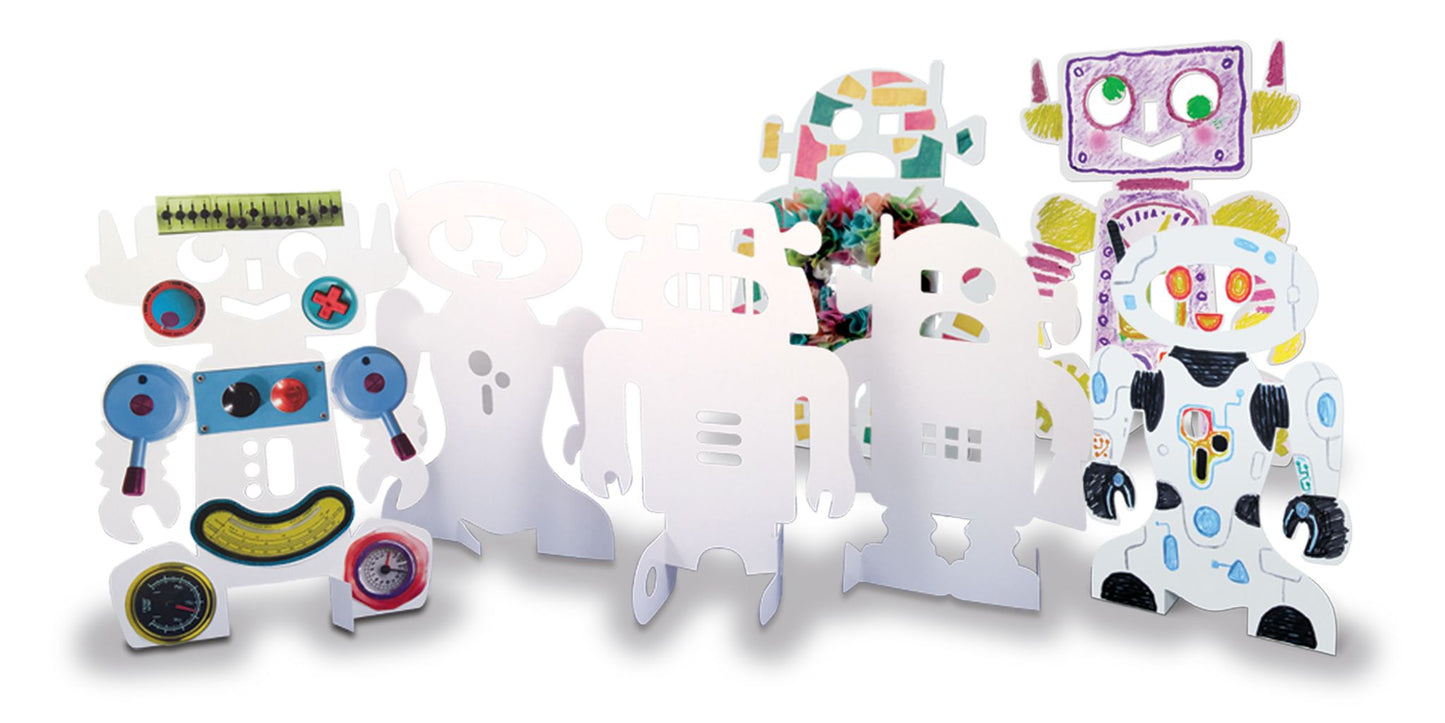 Robots tenant debout