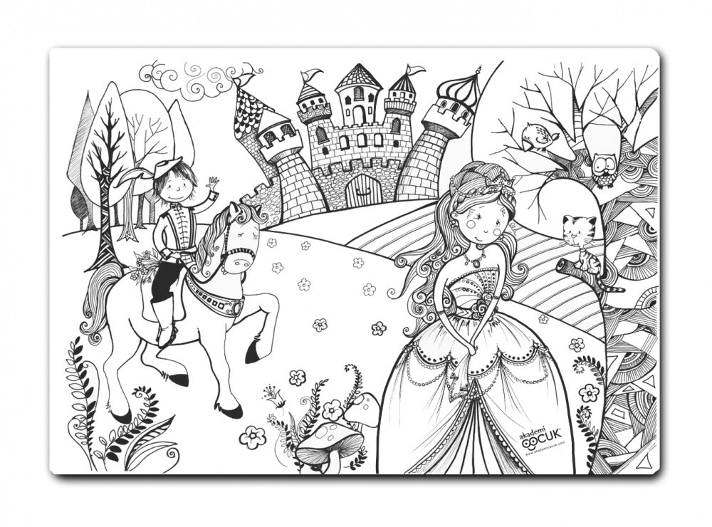 Table top colouring mats