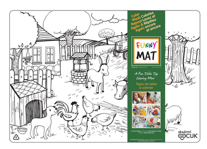 Table top colouring mats