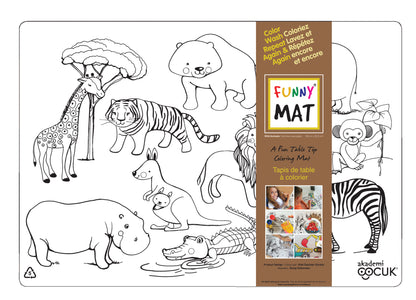 Table top colouring mats