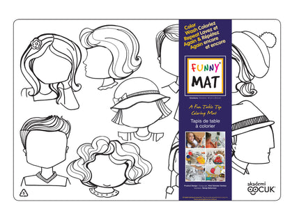 Table top colouring mats