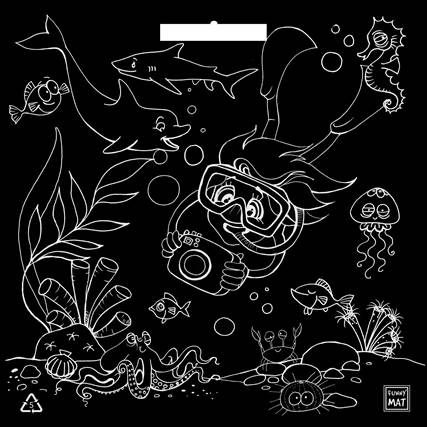 Table top colouring mats