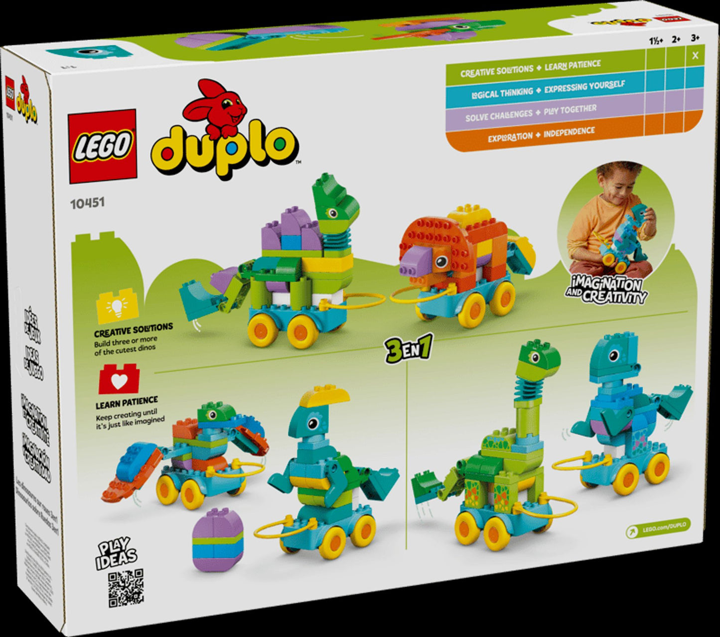 LEGO Duplo - 10451 - 3in1 Dinosaurs on Wheels