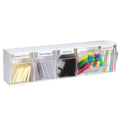 Interlocking Tilt Modular Bin Unit