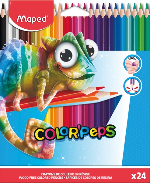 Crayons de couleur en résine Color'Peps