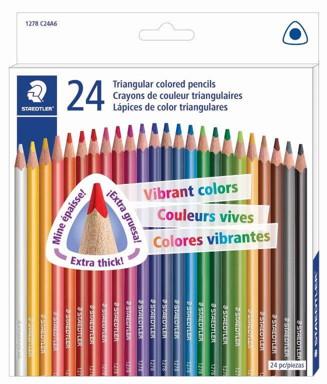 Crayons de couleur triangulaires Staedtler