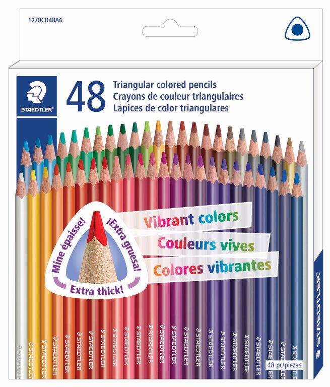 Crayons de couleur triangulaires Staedtler