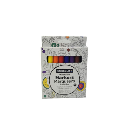 Marqueurs lavables Corello+ – 8 couleurs