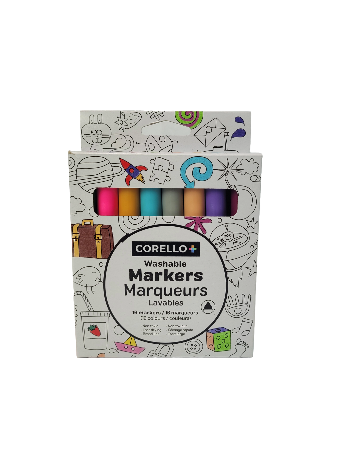 Marqueurs lavables Corello+